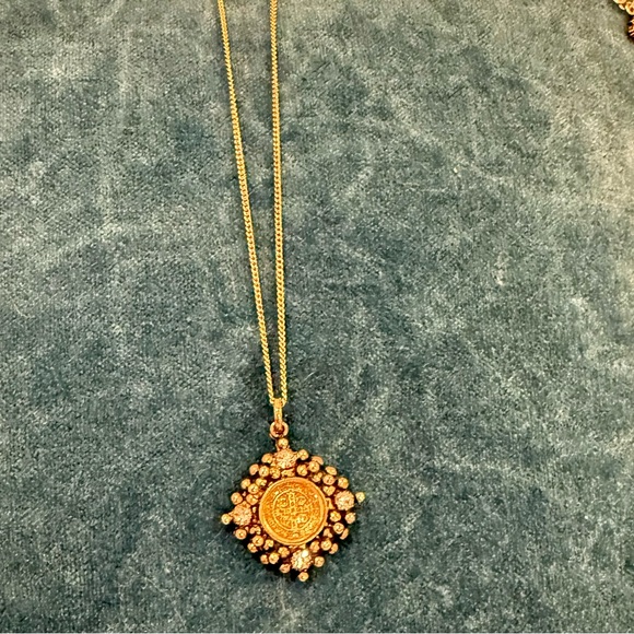 Virgins Saints & Angels Cloister San Benito Medallion Necklace - Picture 3 of 6